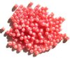 100 4mm Satin Pink Round Glass Beads